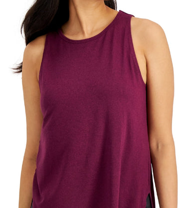 ID Ideology Women's Sweat Set Tank Top Purple Size Small