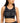 ID Ideology Women's Tie Dyed Reversible Sports Bra Black Size X-Small