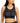 ID Ideology Women's Tie Dyed Reversible Sports Bra Black Size Medium