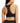 ID Ideology Women's Tie Dyed Reversible Sports Bra Black Size Medium