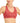 ID Ideology Women's Metallic Strappy Bra Red Size X-Large