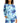 ID Ideology Women's Shades Tie Dyed Top Blue Size Large