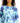 ID Ideology Women's Shades Tie Dyed Top Blue Size Large
