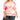 ID Ideology Women's Tie Dyed Side Slit Top Pink Size 3X