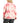 ID Ideology Women's Tie Dyed Side Slit Top Pink Size 3X