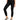 ID Ideology Women's Essentials Sweat Set 7/8 Length Leggings Black Size XX-Large