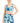 ID Ideology Women's Shades Printed Strappy Low Impact Sports Bra Blue Size Large