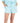 ID Ideology Women's Drawstring Fleece Shorts Blue Size Large