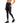 ID Ideology Women's Contrast Trim 7/8 Leggings Black Size X-Large