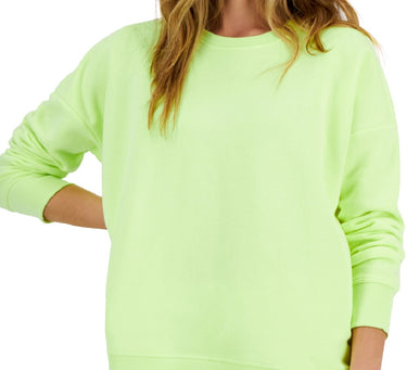ID Ideology Women's Fleece Sweatshirt Green Size XX-Large