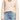Women's Pink Rib Stitch V-Neck Sweater - Size Small