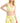 ID Ideology Women's Watercolor Whirl Low Impact Sports Bra Yellow Size Small