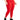 ID Ideology Women's Compression High Waist Side Pocket 7/8 Length Leggings Red Size 2X