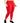 ID Ideology Women's Compression High Waist Side Pocket 7/8 Length Leggings Red Size 2X