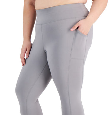ID Ideology Women's Cropped Leggings Gray Size 2X