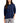ID Ideology Women's Crewneck Slit Side Top Blue Size Small