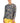 ID Ideology Women's Active Pansy Print Side Slit Relaxed Crewneck Sweatshirt Gray Size Large
