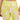 ID Ideology Women's Compression Side Pocket Cropped Leggings Yellow Size X-Large
