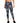 ID Ideology Women's Compression Floral Print Side Pocket 7/8 Leggings Gray Size Small