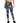 ID Ideology Women's Compression Floral Print Side Pocket Leggings Blue Size 7-8