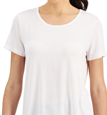 ID Ideology Women's Active Mesh Back T-Shirt White Size Small
