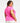 ID Ideology Women's Birdseye Mesh T Shirt Pink Size 1X