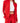 ID Ideology Women's Zip Striped Sleeve Track Jacket Red Size Medium