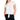 ID Ideology Women's Knot Front T-Shirt White Size X-Large