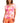 ID Ideology Women's Floating Petals V Neck Modal T Shirt Pink Size Medium