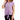 ID Ideology Women's Knot Front T Shirt Purple