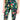 ID Ideology Women's Tropical Side Pocket 7/8 Leggings Black Size X-Small
