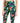 ID Ideology Women's Tropical Side Pocket 7/8 Leggings Black Size X-Large