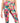 ID Ideology Women's Tropical Side Pocket 7/8 Leggings Pink