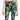 ID Ideology Women's Tropical Side Pocket Cropped Leggings Black Size Large