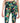 ID Ideology Women's Tropical Side Pocket Cropped Leggings Black Size Large