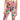 ID Ideology Women's Tropical Side Pocket Cropped Leggings Pink