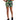 ID Ideology Women's Compression Tropical Print 7 Bike Shorts Green Size Small