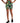 ID Ideology Women's Compression Tropical Print 7 Bike Shorts Black Size Medium