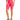ID Ideology Women's Compression High Rise 10 Bike Shorts Pink Size X-Large