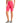 ID Ideology Women's Compression High Rise 10 Bike Shorts Pink Size X-Large