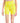 ID Ideology Women's Compression 7 Bike Shorts Yellow Size X-Large