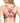 ID Ideology Women's Tropical Print Low Impact Sports Bra Pink Size Small
