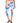ID Ideology Women's Compression Petal Print Side Pocket Cropped Leggings Blue Size Small