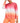 ID Ideology Women's Dip Dye Crewneck Top Orange Size X-Small