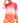 ID Ideology Women's Dip Dye Crewneck Top Orange Size Large