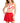 ID Ideology Women's Tornado Twist Sports Bra Red