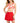 ID Ideology Women's Tornado Twist Sports Bra Red Size Large