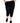 ID Ideology Women's Cropped Jogger Pants Black Size 1X