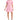 ID Ideology Women's Retro Recycled Dress Pink Size Medium