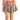 ID Ideology Women's Tropical Printed Pleated Skort Pink